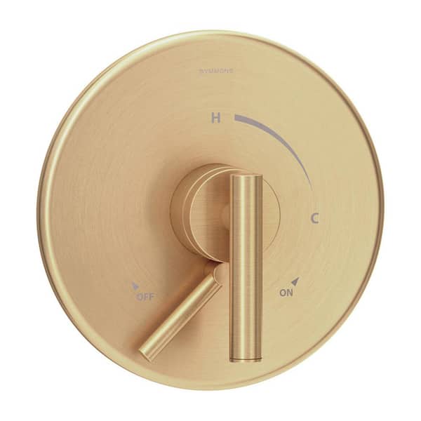 Symmons Dia 1-Handle Wall-Mounted Shower Valve Trim Kit in Brushed Bronze (Valve Not Included)