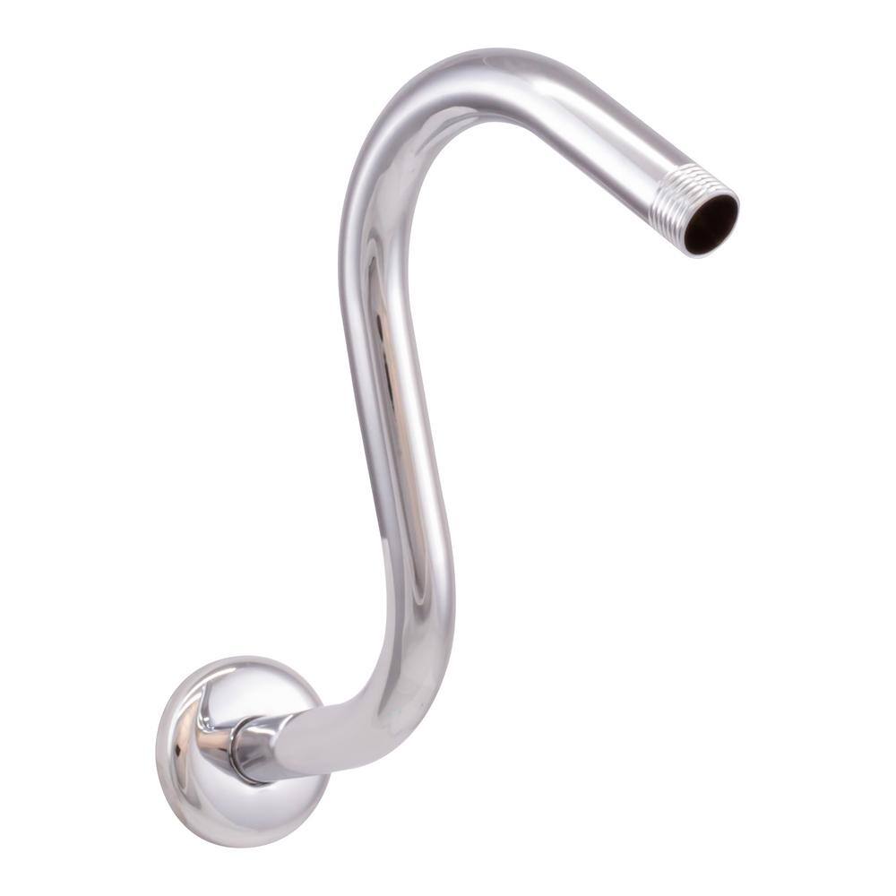 Chrome 5-Function Round Wall Mounted Shower Head