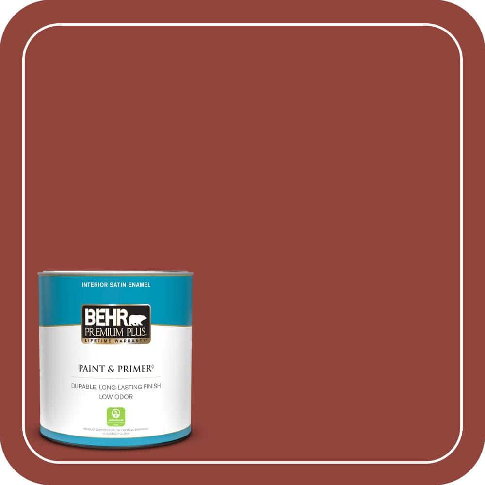 1 qt. #PMD-21 Autumn Maple Satin Enamel Low Odor Interior Paint & Primer price history on PriceWatchPro