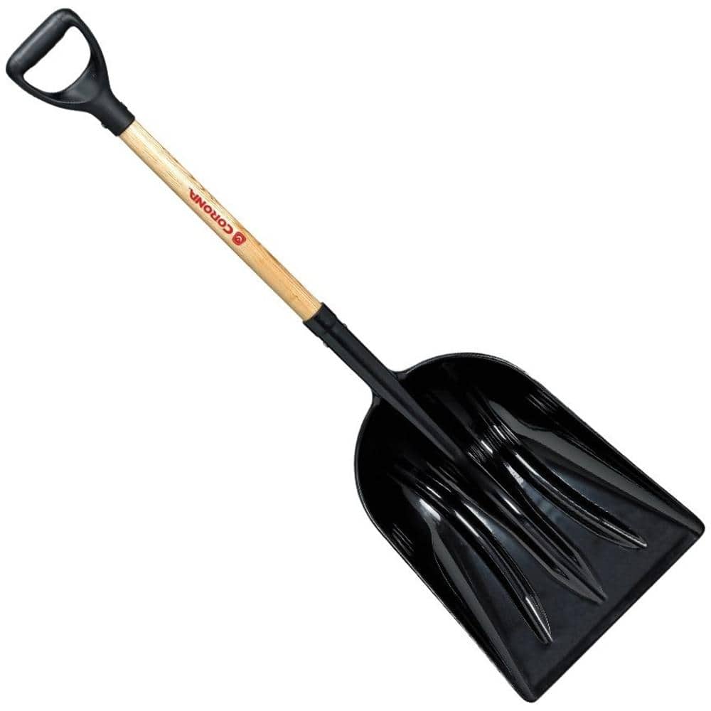 CORONA TOOLS #12 30 in. Plastic Western Scoop Shovel D-Grip SS 42011  The Home Depot