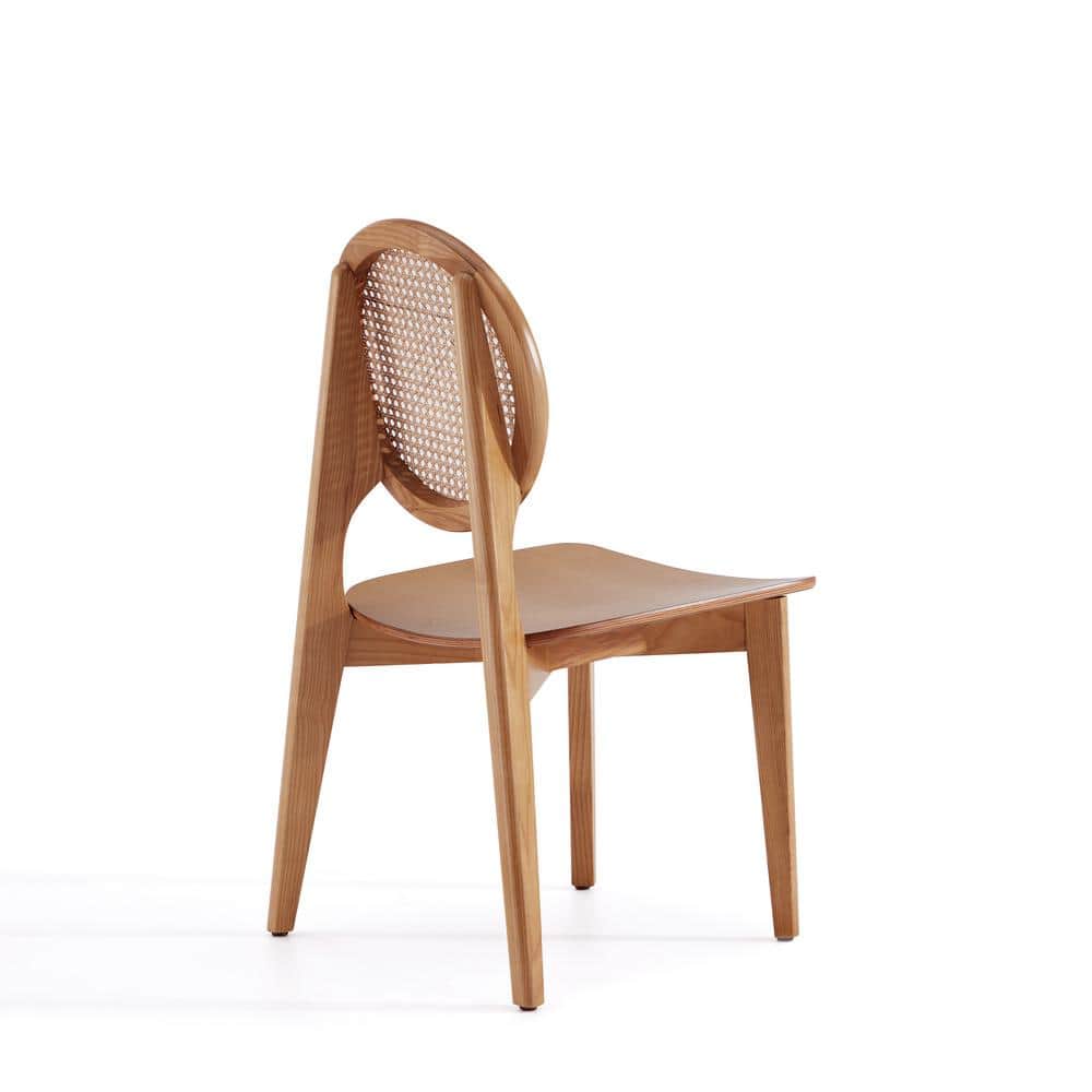 Versailles Nature Cane Mid-Century Modern Side Chair