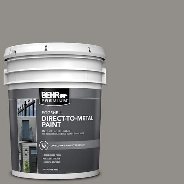 BEHR PREMIUM 5 gal. #HDC-CL-14 Pinecone Path Eggshell Direct to Metal Interior/Exterior Paint