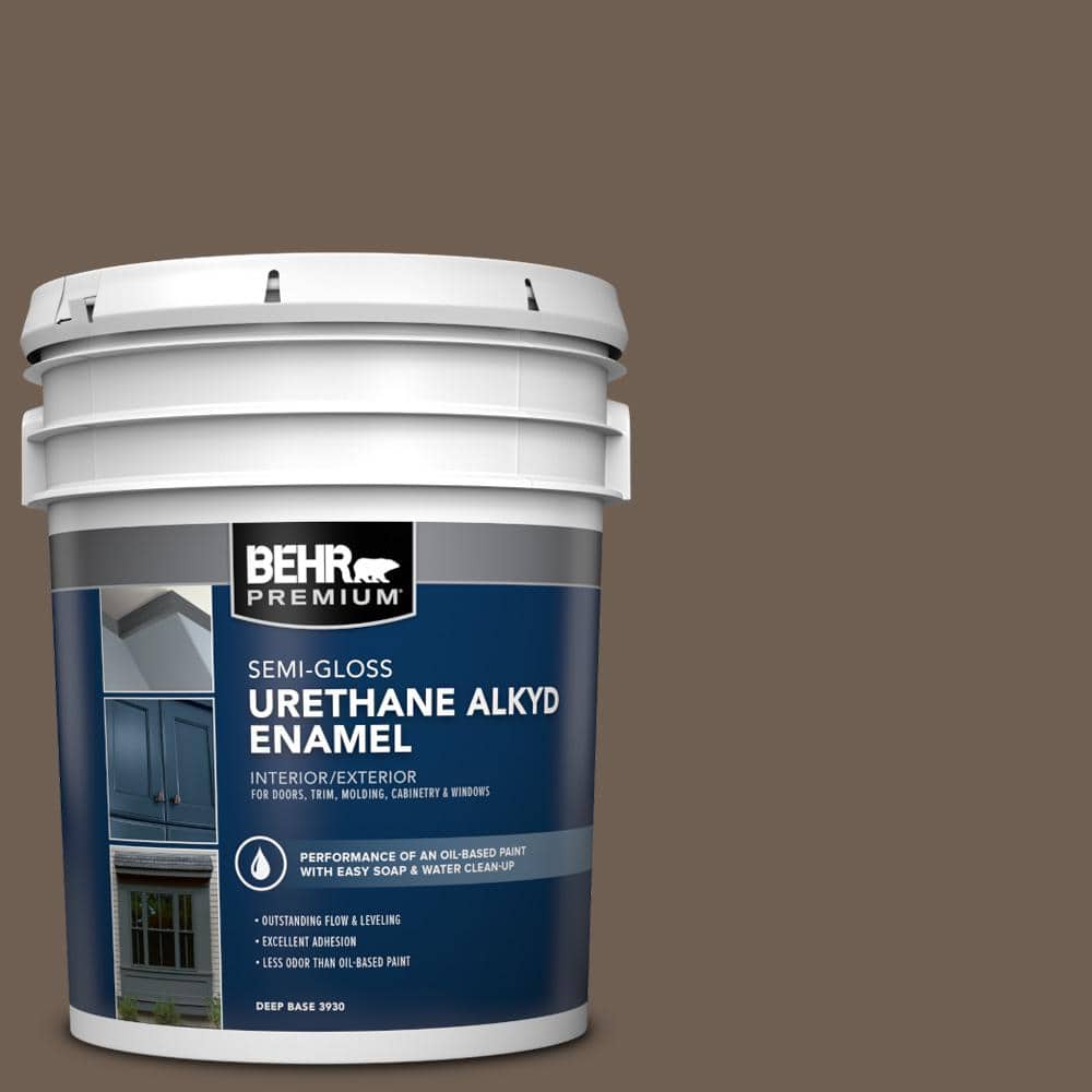 5 gal. #N210-6 Swiss Brown Urethane Alkyd Semi-Gloss Enamel Interior/Exterior Paint price history on PriceWatchPro
