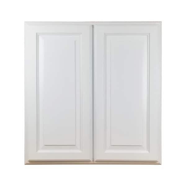 WG Wood Products 29.5 in. W x 19.5 in. H Bloomfield Rectangular White Recessed Medicine Cabinet without Mirror