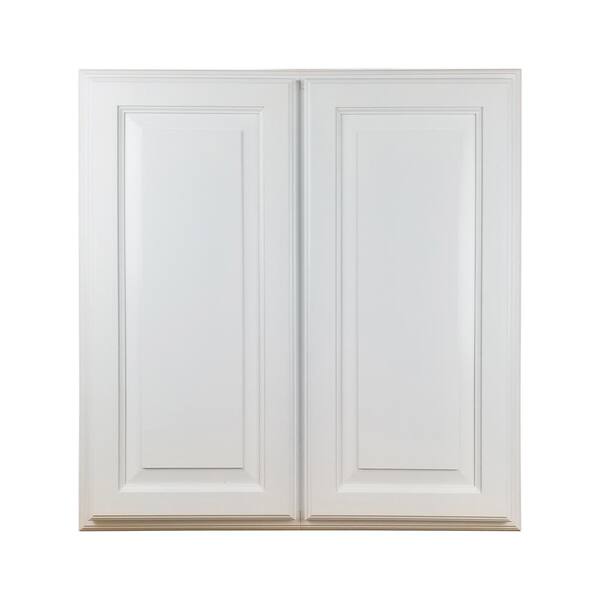 WG Wood Products 29.5 in. W x 19.5 in. H Bloomfield Rectangular White Recessed Medicine Cabinet without Mirror