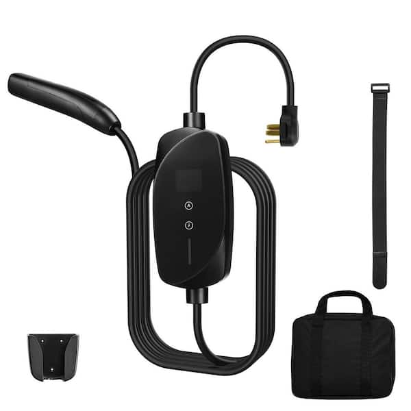 Level 2 Tesla Charger 32 Amp Adjustable Current 240V Home Electric Car EV Charger 25ft. Charging Cable NEMA 14-50P Plug