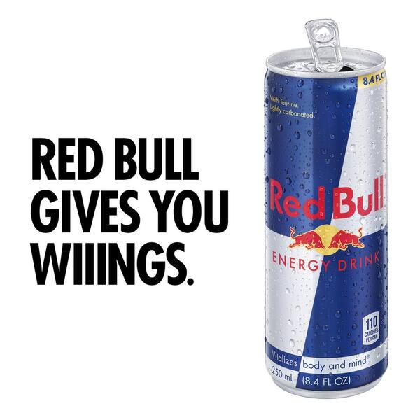 Red Red Bull Energy 8.4 oz. (4-Pack) RB2861 - The Home Depot
