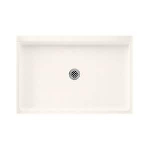 Swanstone 48 in. L x 32 in. W Alcove Shower Pan Base with Center Drain in Baby's Breath