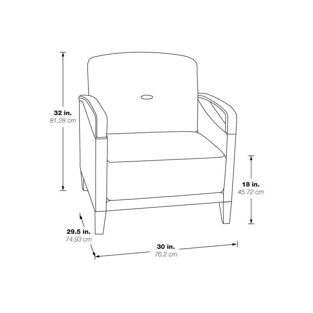 Indigo Blue Wood Accent Chair with Tapered Legs