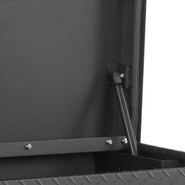 62 in. Gloss Black Aluminum Full Size Chest Truck Tool Box