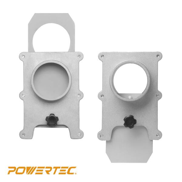 POWERTEC 2-1/2 Inch Aluminum Blast Gate For Workshop Dust Collection System (Model 70134)