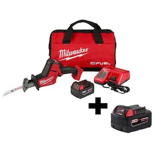 M18 FUEL 18V Lithium-Ion Brushless Cordless HACKZALL Reciprocating Saw Kit W/ M18 5.0Ah Battery