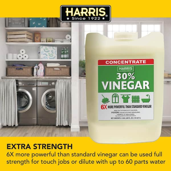 Adios! 30% Vinegar for Cleaning Home - All Purpose Vinegar, Thirty Percent Concentrate Makes 3 Quarts of White Cleaning Vinegar (16oz)