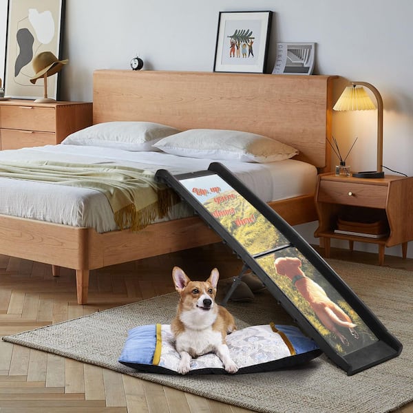 Folding Pet Ramp for Large Small Dogs, Dog Ramp for Cars