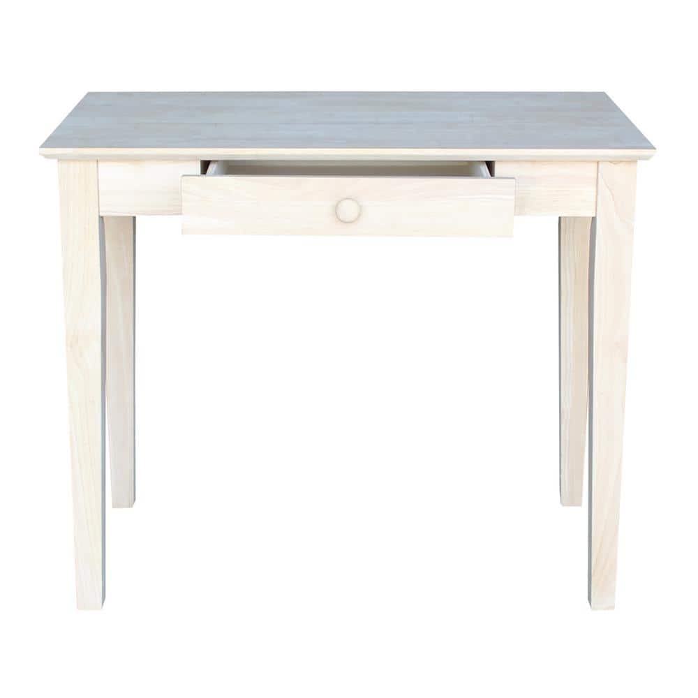International Concepts Writing Table Unfinished