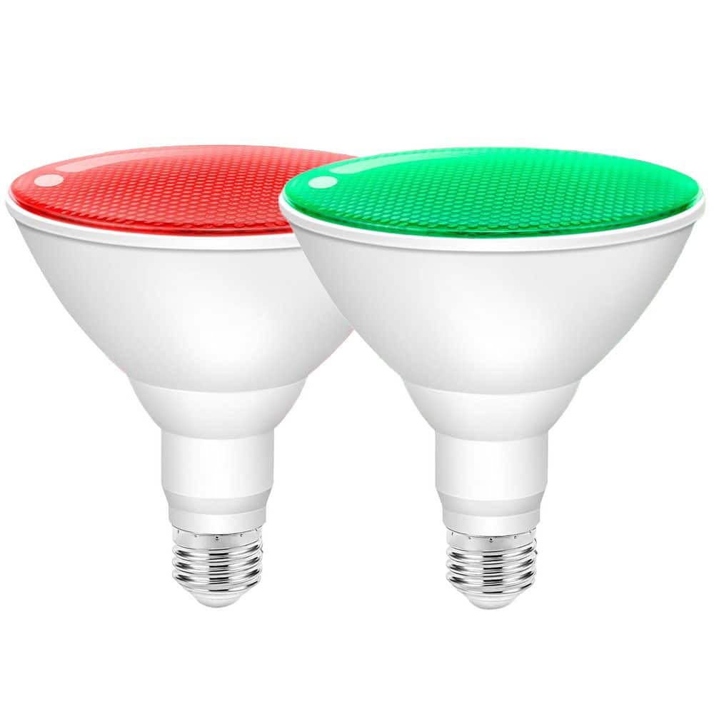 65W-Equivalent BR30 11W Christmas Red Green LED Flood Light Bulbs, Holiday Party Ceiling Decor Lighting price history on PriceWatchPro