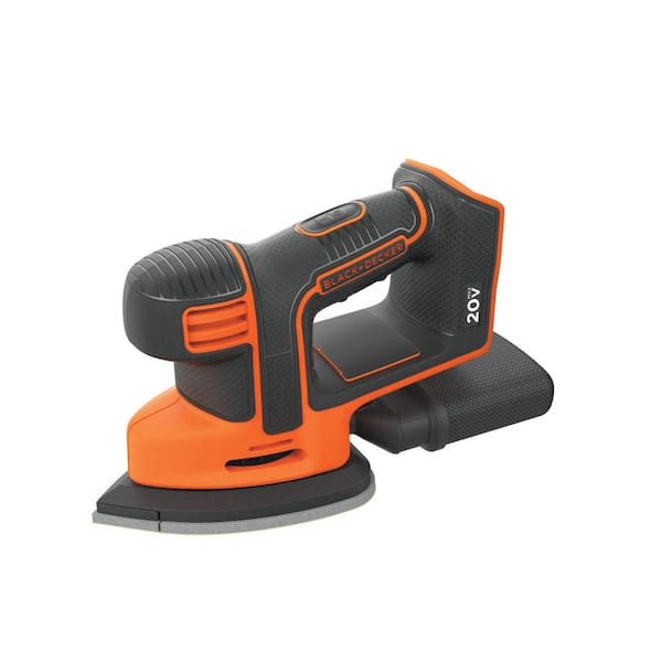 BLACK+DECKER BDCMS20C 20V MAX Lithium-Ion Cordless Mouse Sander with 1.5Ah Battery and Charger - 2