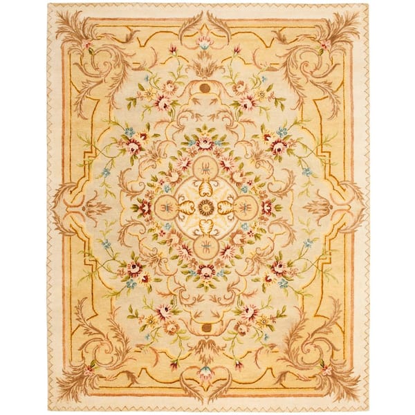 Empire 10 ft. x 14 ft. Beige/Light Gold Oriental Area Rug