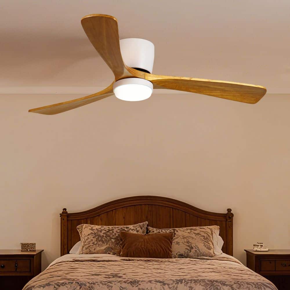 42 in. Smart Indoor White Ceiling Fan with 3-Colors LED Light and Dimmer and DC Reversible and App/Wall Switch/Remote price history on PriceWatchPro