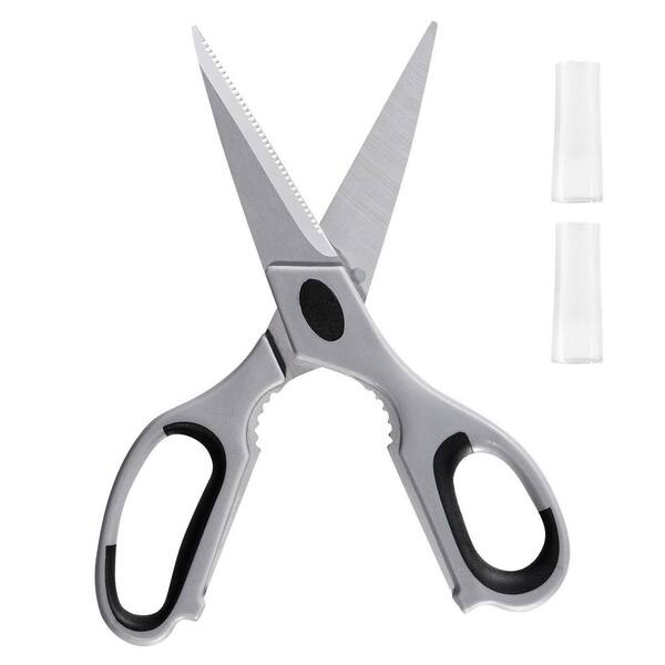 Culinary Clippers, 0.73 in., Stainless Steel, Kitchen, Shears, with Cushioned Grip Comfort Handle for Slicing Beef