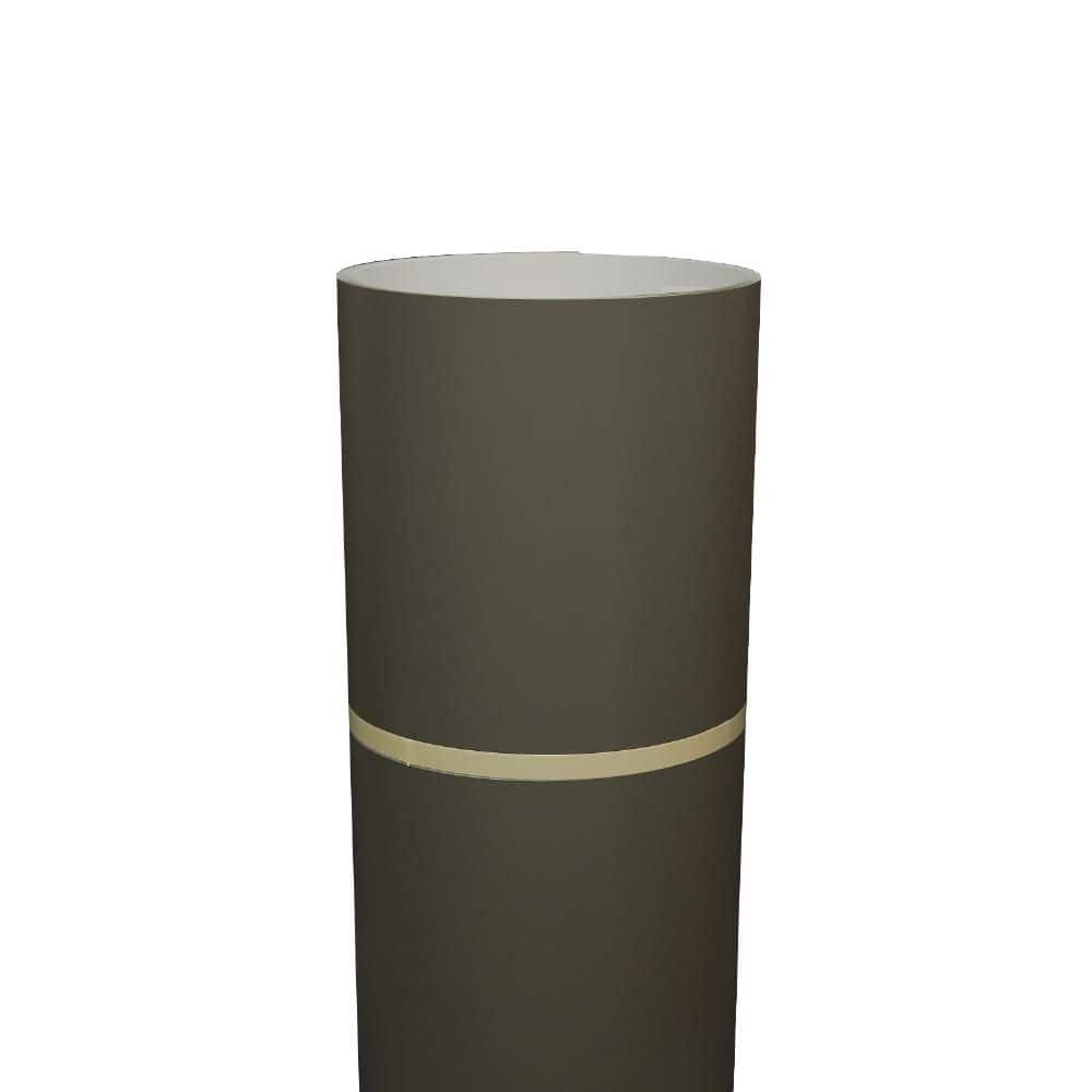24 in. x 50 ft. Charcoal Gray over White Aluminum Trim Coil price history on PriceWatchPro