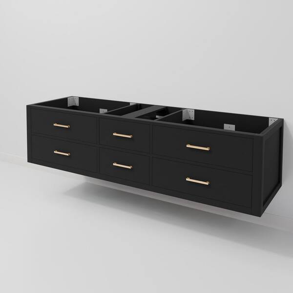 Lexora Sherman 72 in W x 22 in D Double Bath Vanity Cabinet
