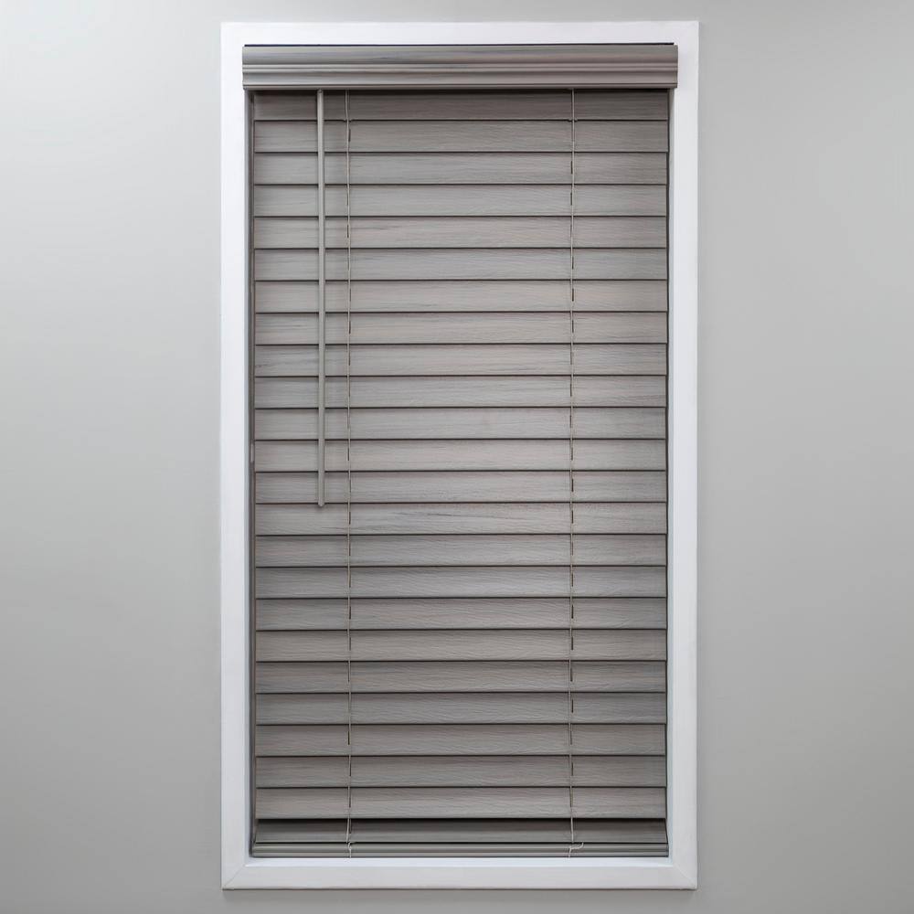 Perfect Lift Window Treatment Cut-to-Width Driftwood Gray Cordless Room ...