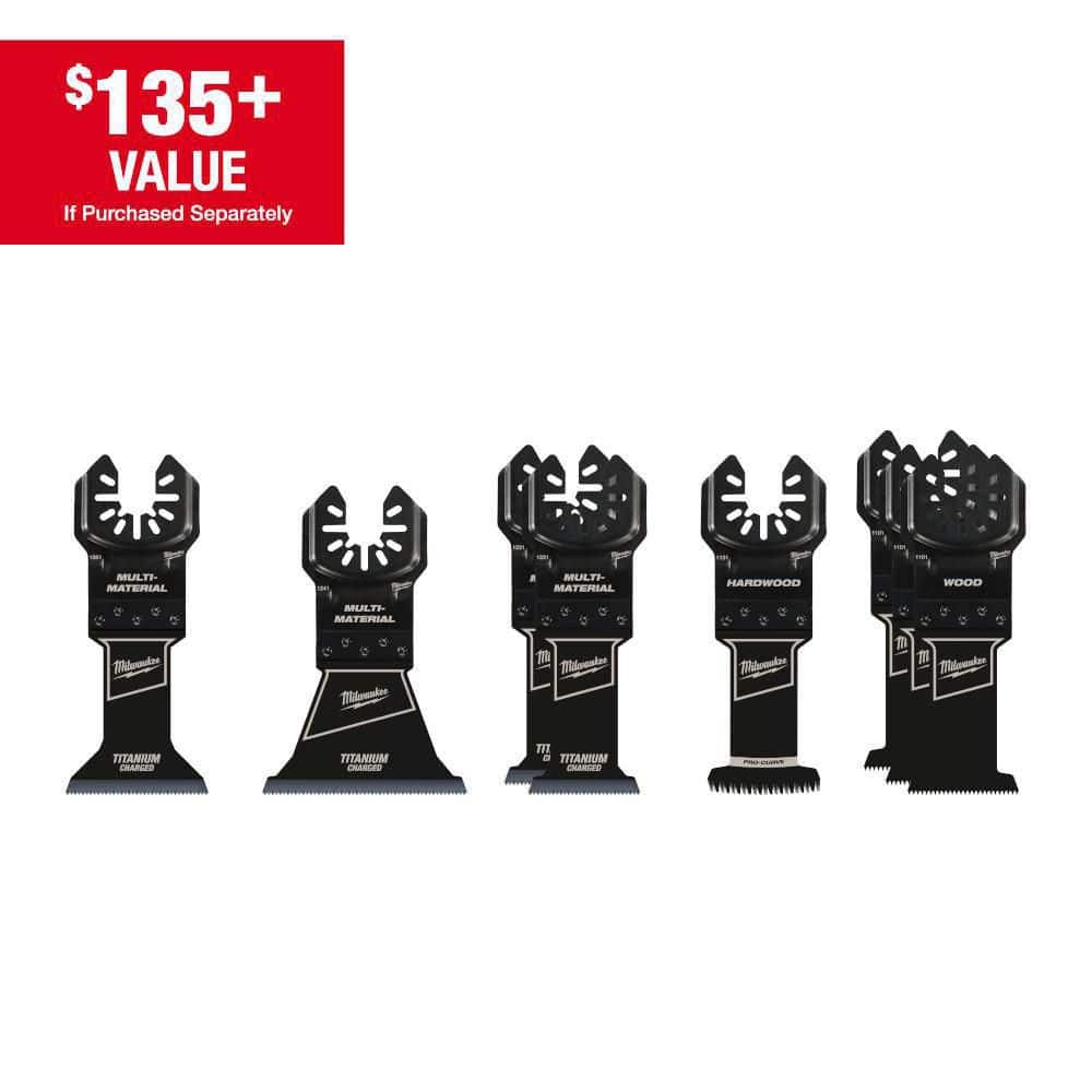 Milwaukee Oscillating Multi-Tool Blade Kit (8-Piece) 49-10-9108W