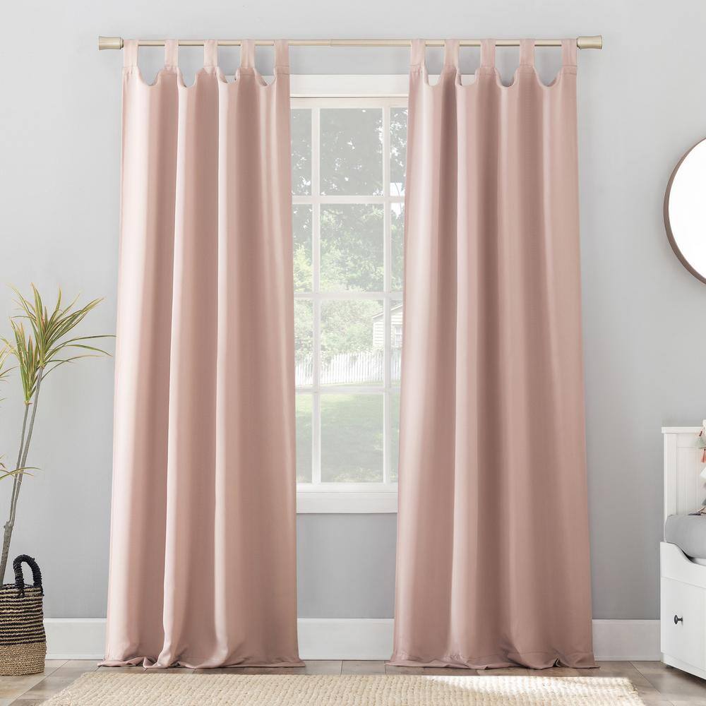 Gavin Energy Saving Blush Polyester 40 in. W x 95 in. L Tab Top Blackout Curtain (Single Panel) price history on PriceWatchPro