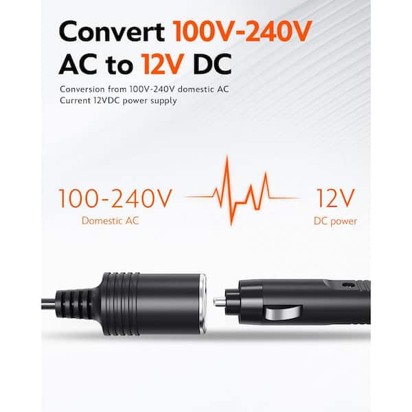 ALLUME CIGARE,US 2A  Allume cigare de voiture 220V AC à 12V DC, Mini 1A