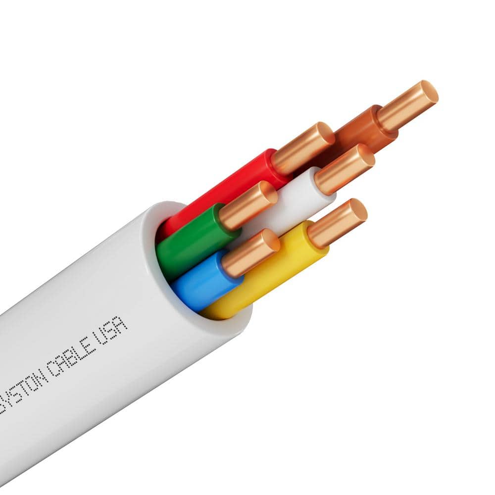 50 ft. 18/6 White Solid Bare Copper CMR/CL3R Thermostat Wire price history on PriceWatchPro