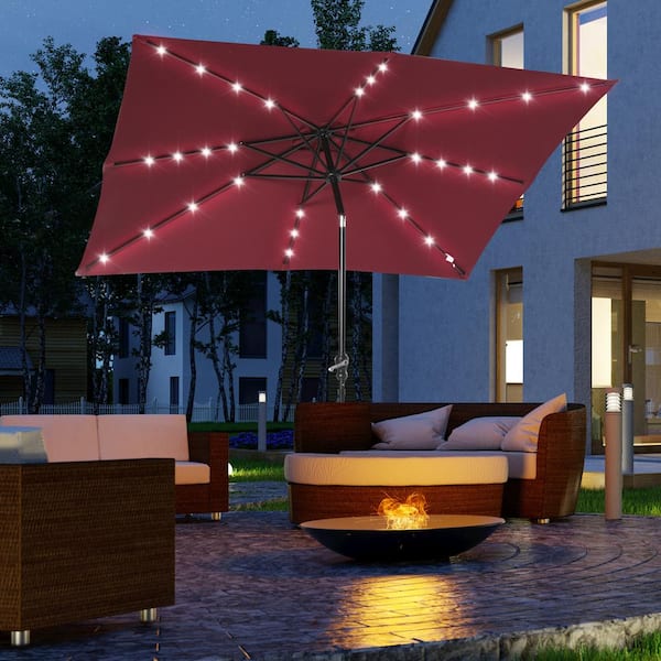 base for offset patio umbrella HOMEFUN Plastic Heavy-Duty Cantilever Offset Patio Umbrella Base in Black  for with U Locking for Water or Sand HFHDHW-705