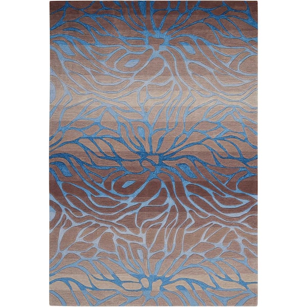 Nourison Contour Ocean Sand 4 ft. x 6 ft. Area Rug