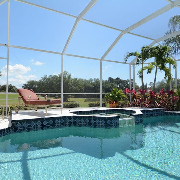 60 in. x 25 ft. Charcoal Fiberglass Pool and Patio 18 x 14 Mesh Screen Roll