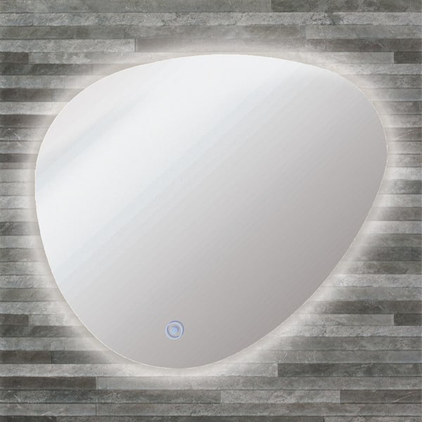 Harper 25.59 in. x 23.23 in. Single Frameless LED Mirror