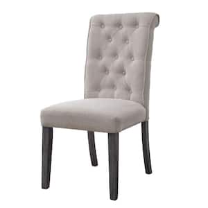 Gray Fabric Parsons Chair (Set of 2)