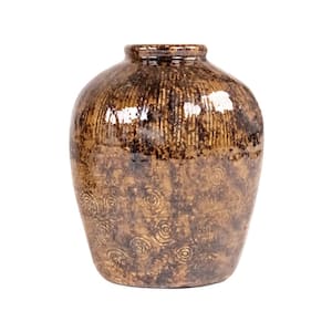 Distressed Textured Vase (16800S B93)
