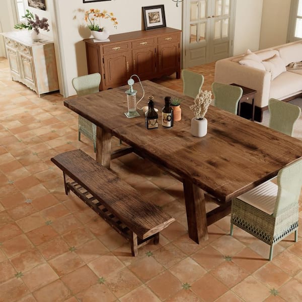 Merola Tile Kings Nonna with Sage Star 18 in. x 18 in. Porcelain