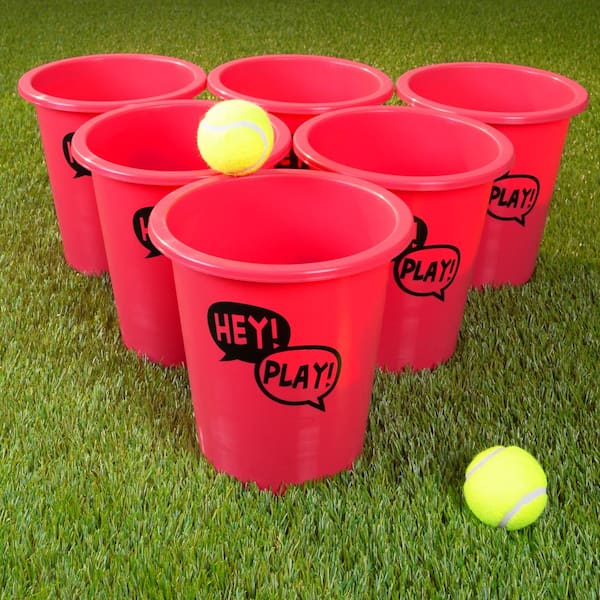 TUAHOO Giant Yard Pong Outdoor Games for Adults & Family Yard Tossing Game  with Buckets and Balls for Tailgate, BBQ, Beach, Camping, Pool, Lawn,  Backyard - Yahoo Shopping