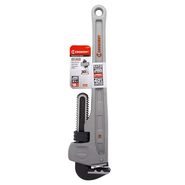 Crescent 18 in. Aluminum Pipe Wrench CAPW18 - The Home Depot