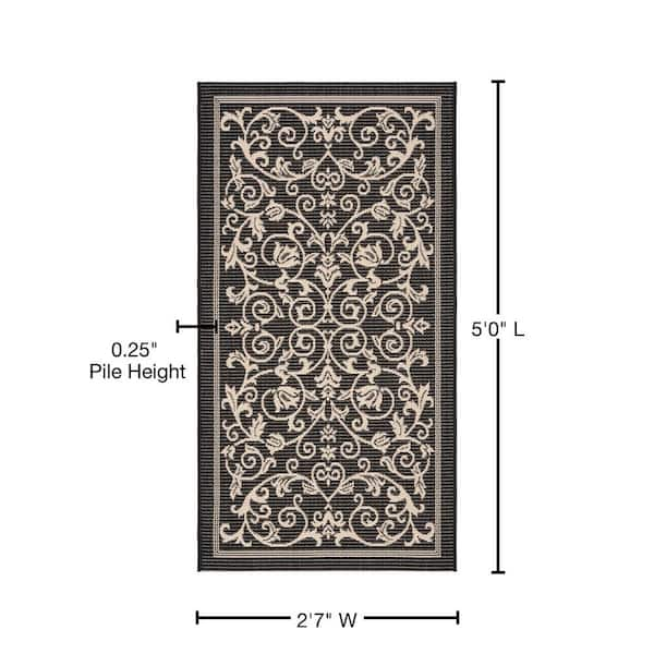 Heavy Duty Tufted Indoor / Outdoor Runner Rug with Different Size Option Latitude Run Rug Size: Rectangle 3' x 5