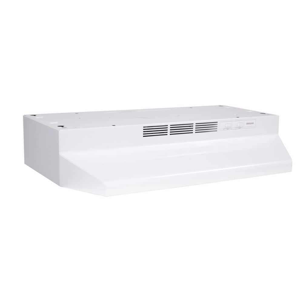 Broan-NuTone 36" White Steel Convertible Under Cabinet Range Hood