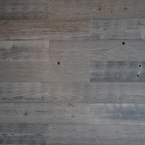 1/8 in. L x 5 in. W x 12-42 in. H Peel and Stick Blue Gray Wooden Decorative Wall Paneling (40 sq. ft./Box)