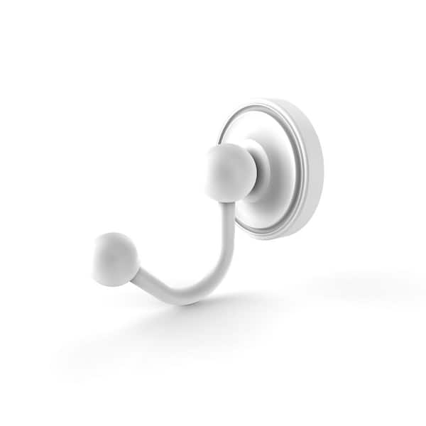 Allied Brass Prestige Regal J-Hook Robe/Towel Hook in Matte White
