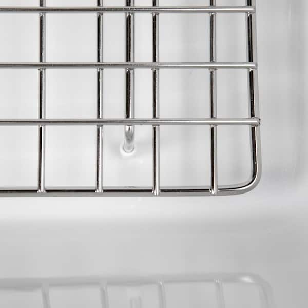 Sink Protectors for Kitchen Sink 15 x 13, Sink Grate for Bottom of  Kitchen Sink Set of 2, Stainless Steel Sink Protector