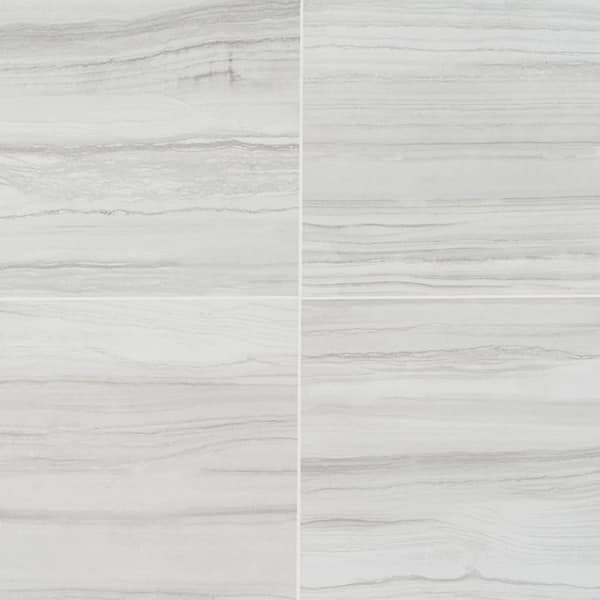 Ivy Hill Tile Saroshi Luminus White 11.81 in. x 23.62 in. Matte Porcelain Floor and Wall Tile (15.5 sq. ft./Case)