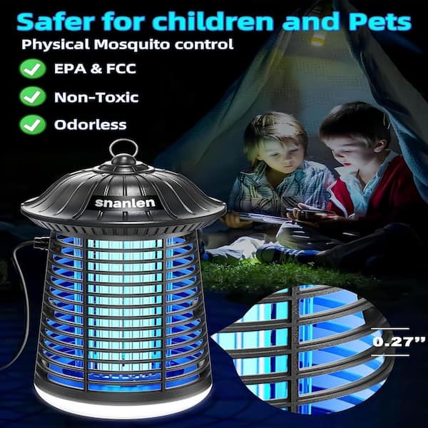 Outdoor Bug Zapper-LED Light and ABS Plastic, Repellent Mosquito