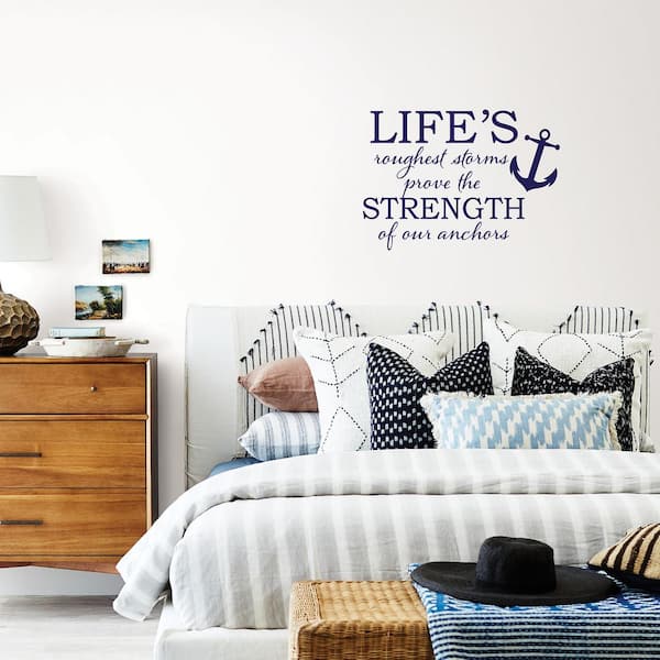 WallPops Blue Strong Anchor Wall Decal