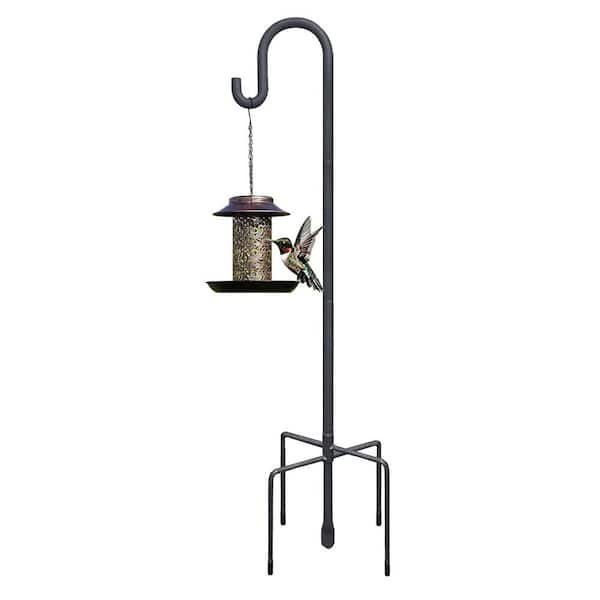 Unbranded 79 in. Black Steel Shepard's Hooks