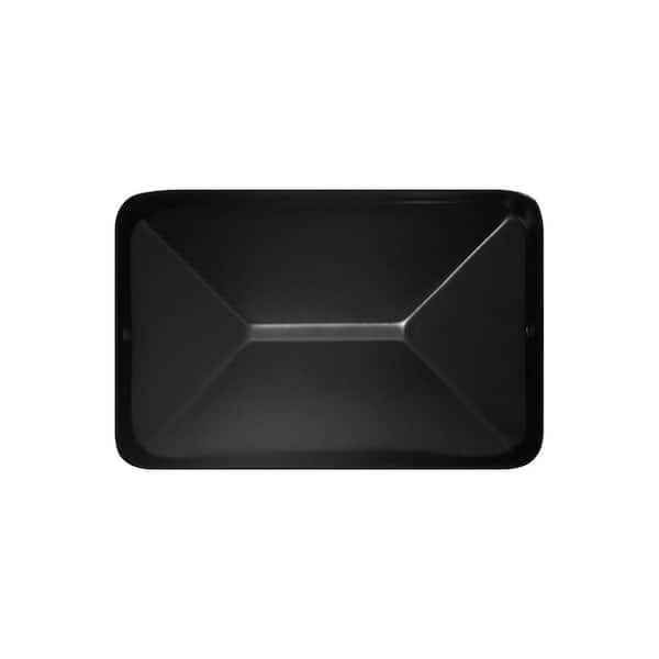 Protectyte 4 in. x 6 in. Black Stainless Steel Pyramid Post Cap